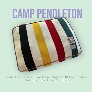 Camp Pendleton “Glacier” Medium pet bed.